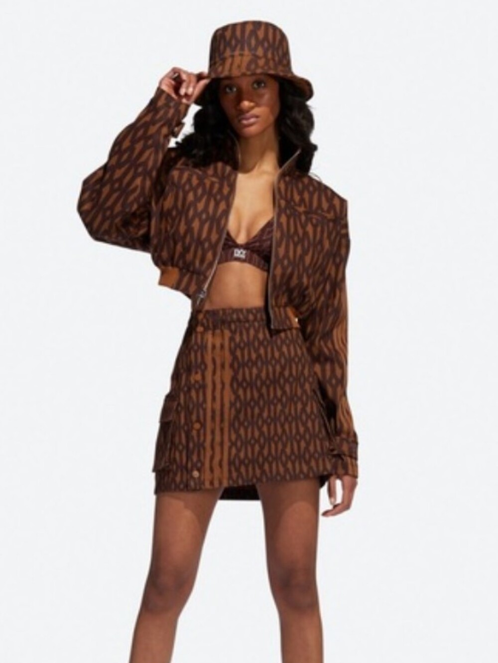 Brown Ivy Park Mini Skirt